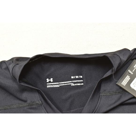 Under Armour Men's HeatGear Compression Sleeveless T-Shirt Black Athletic Size M - Picture 7 of 8